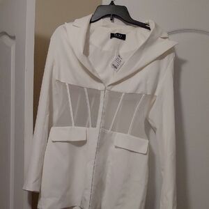 White Women's Jacket by Akira Brand New